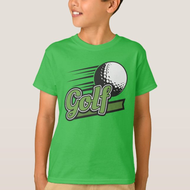 Anpassat namn Golf T Shirt (Framsida)
