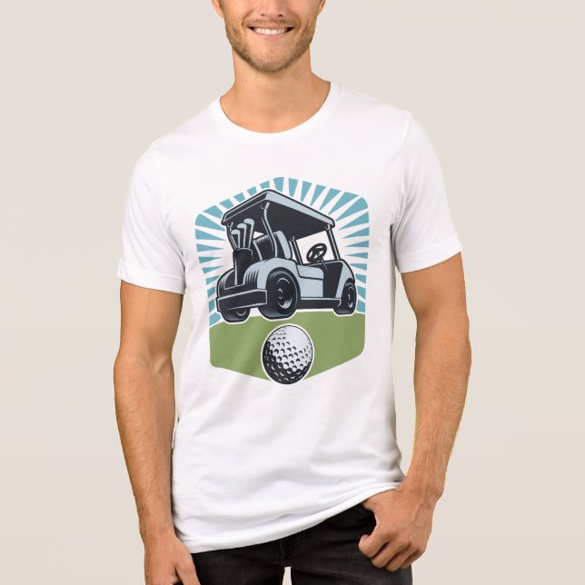 Anpassat namn Golf T Shirt (Framsida)