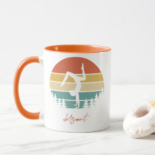 ANPASSAT NAMN GYMNASTICS MUGG   GIFT FÖR GYMNAST