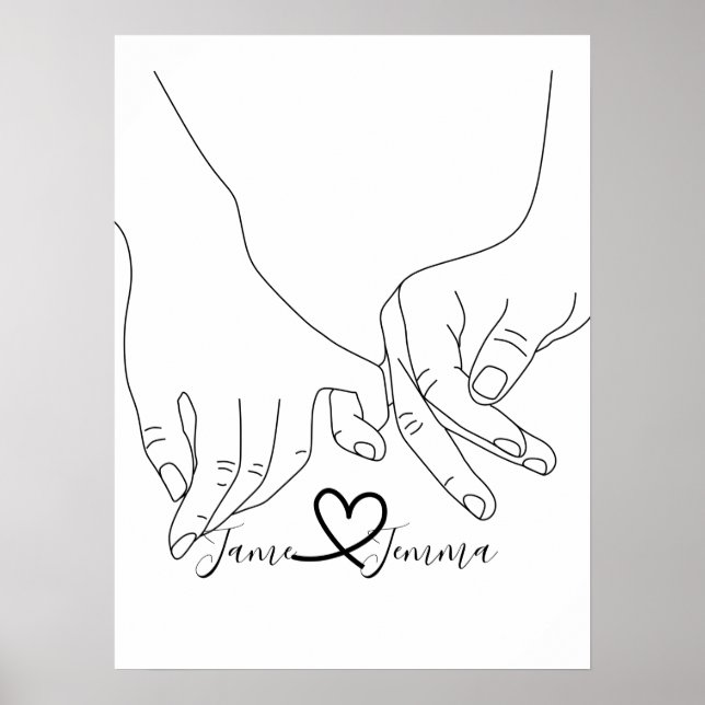 Anpassat namn Hållbar handlinje Poster (Framsidan)