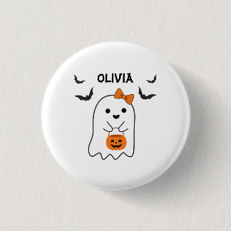 Anpassat Namn Halloween Boo Shopping Knapp