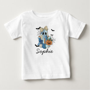 Anpassat namn Halloween Ghost Girl Småbarn & & T Shirt