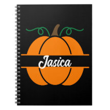 Anpassat namn Halloween Pumpkin Monogram Gift