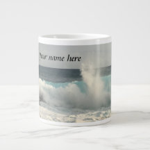 Anpassat namn Hawaii Jumbo kaffemugg