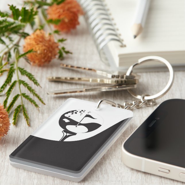 Anpassat namn Hej Black and White Golf (Högra Framsidan)