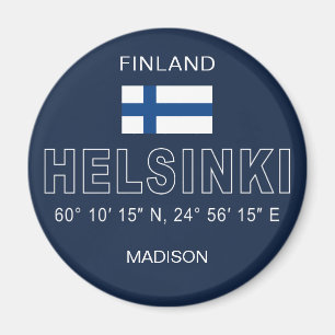 Anpassat namn Helsingfors koordinater Magnet