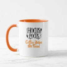 Anpassat namn 'Hokus Pokus Kaffe Hjälper mig Fokus