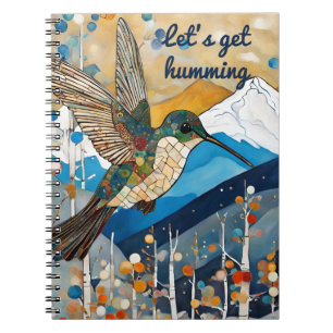 Anpassat namn Hummingbird Anteckningsbok