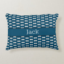 Anpassat namn Hund Bone Mönster