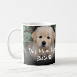Anpassat Namn Hundmamma Liv Bella Valpdesign Kaffemugg