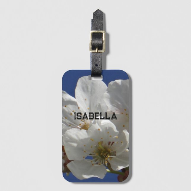 Anpassat namn iphone case bagagebricka (Framsida vertikal)