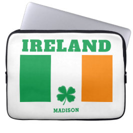 Anpassat namn Irland Laptop Fodral