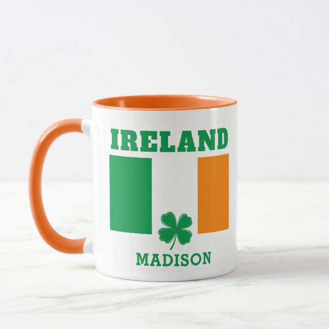 Anpassat namn Irland Mugg (Vänster)