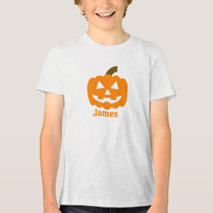 Anpassat Namn Jack 'O' Lantern Halloween T Shirt