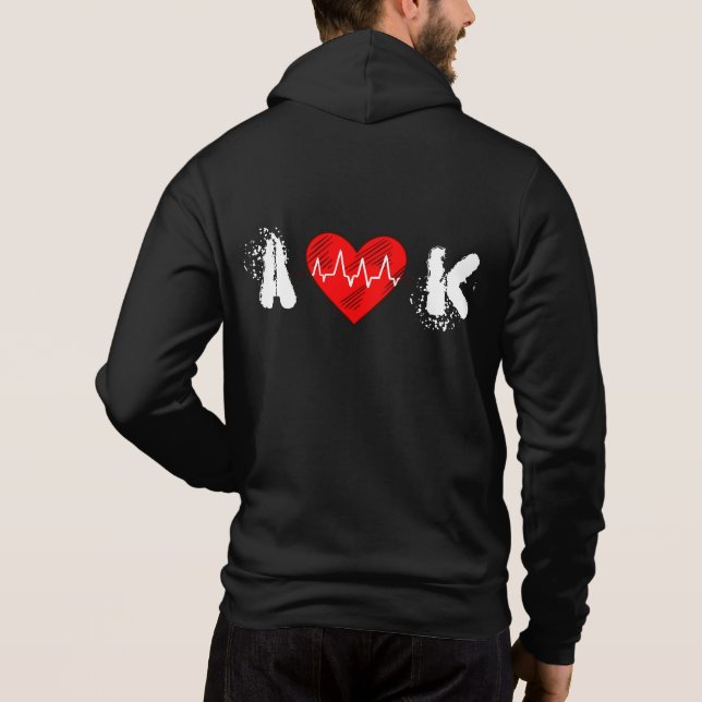 Anpassat namn jag kärlek min flickväns moderna sva t shirt (Baksida)