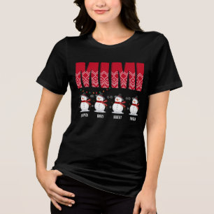 Anpassat namn jul-Mimi T Shirt