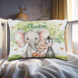 Anpassat namn Jungle Animals Dragonfly Prydnadskudde