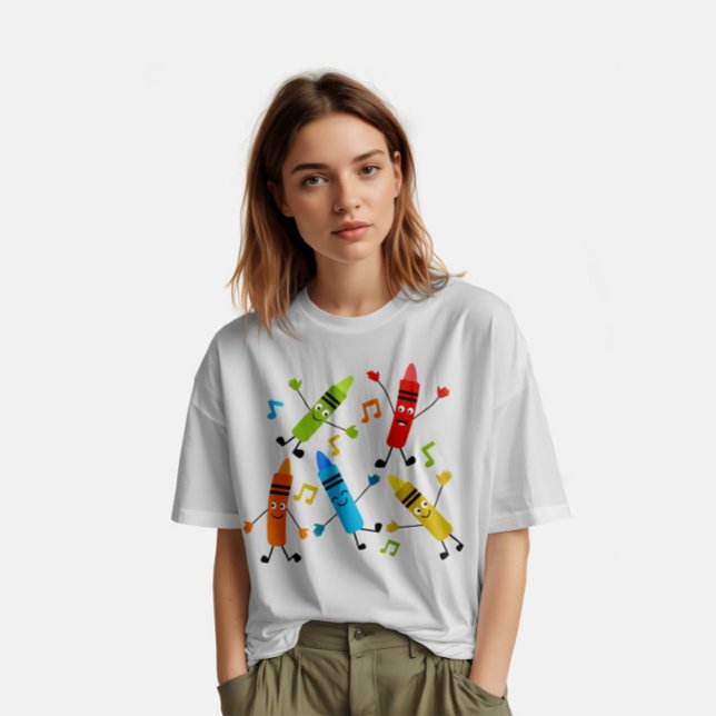 Anpassat namn Kawaii Dancing Kritor Lacher T Shirt (Skapare uppladdad)