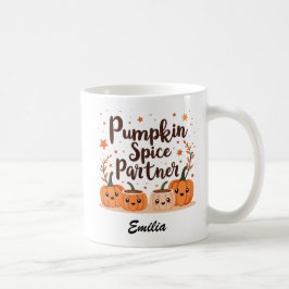 Anpassat namn Kawaii Halloween Coffee Mugg för Fri