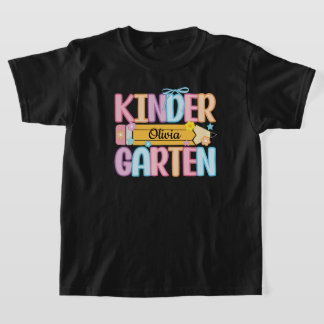 Anpassat namn Kindergarten Back to school T Shirt