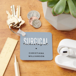 Anpassat namn Kirurgisk teknolog Med Surg Tech Nyckelring