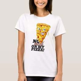 Anpassat namn Kött Pizza T-Shirt