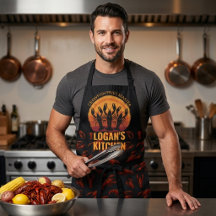 Anpassat Namn Kräftor Master Chef Present för Män