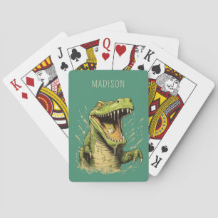 Anpassat namn krokodil casinokort