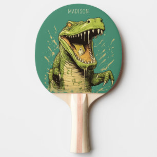 Anpassat namn krokodil pingisracket