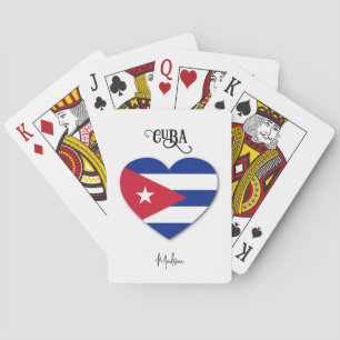 Anpassat namn Kuba Kärlek Casinokort