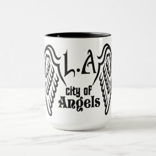 Anpassat namn L.A. Los Angeles mugg
