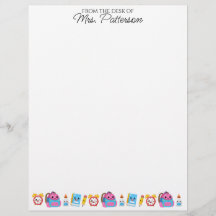 Anpassat namn Lacher Gift Letterhead Cute Kawaii