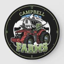 Anpassat namn Land Farms Barn Tractor Farmer