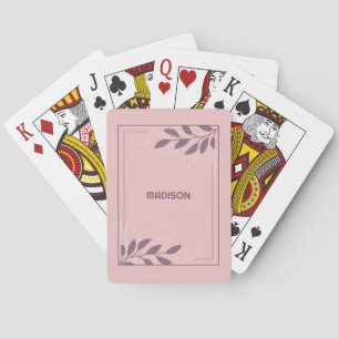 Anpassat namn Leafy Ram Casinokort