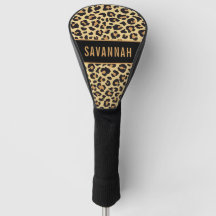 Anpassat namn Leopard Animal Print Mönster Classic