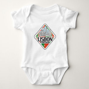 Anpassat namn Lissabon Portugal T Shirt