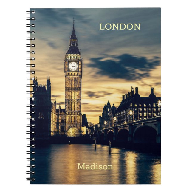 Anpassat namn London Anteckningsbok (Framsidan)