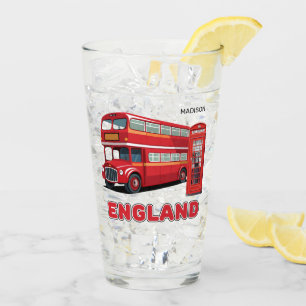 Anpassat namn London England Glaskopp
