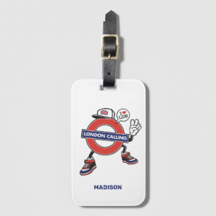 Anpassat Namn London Kallar Bagagebricka