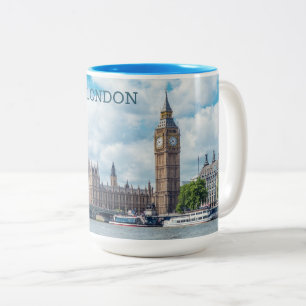 Anpassat namn London Två-Tonad Mugg