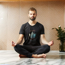 Anpassat namn Lotus T-Shirt - [NAMN] Shines Bright