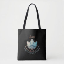 Anpassat namn Lotus Tote - [NAMN] Shines Bright