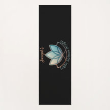 Anpassat namn Lotus Yoga Mat- [NAMN] Shines Bright