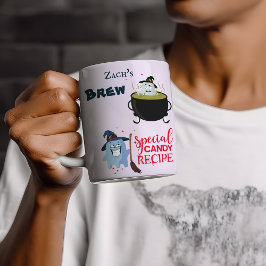 Anpassat namn lustiga vänner spöken dricker gåva kaffemugg