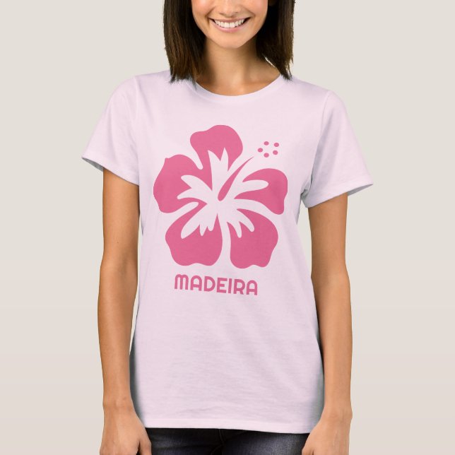 Anpassat namn Madeira (eller din text) T Shirt (Framsida)