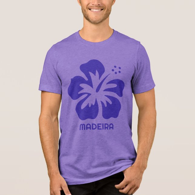 Anpassat namn Madeira (eller din text) T Shirt (Framsida)