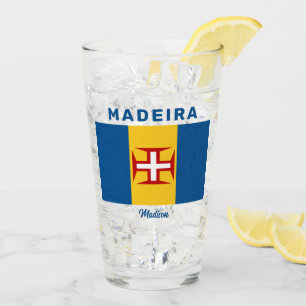 Anpassat namn Madeira-Flagga Glaskopp
