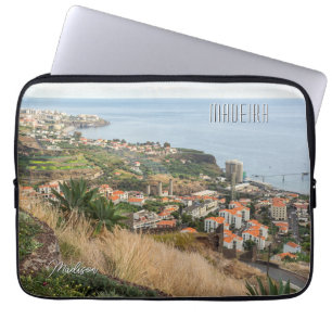 Anpassat namn Madeira Portugal Laptop Fodral