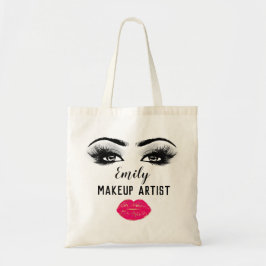 Anpassat namn Makeup Artist Rosa Kiss Bride Lash Tygkasse