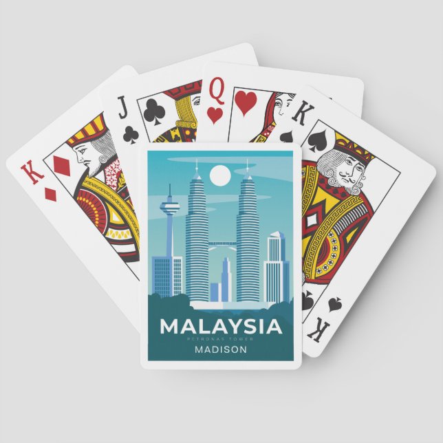 Anpassat namn MALAYSIA Casinokort (Baksidan)